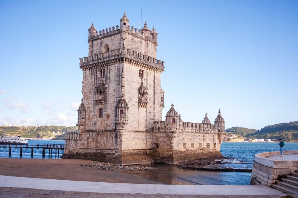 Belém Tower on the Tagus river in Lisbon