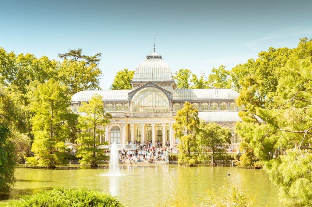 The Crystal Palace in Retiro Park, Madrid