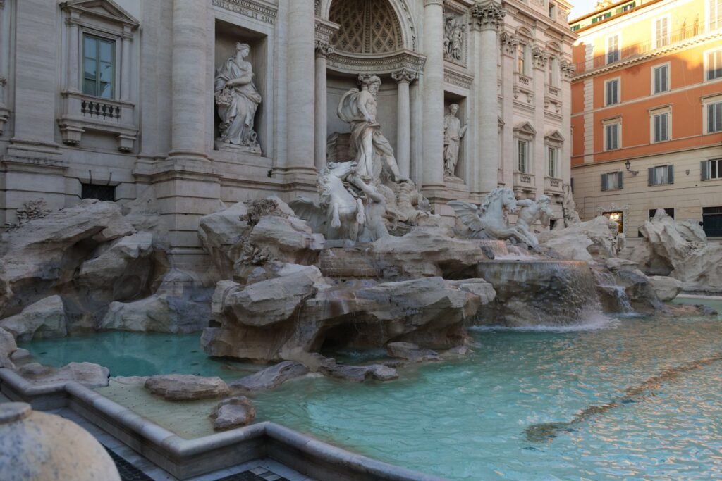 The Trevi Fountain in Rome